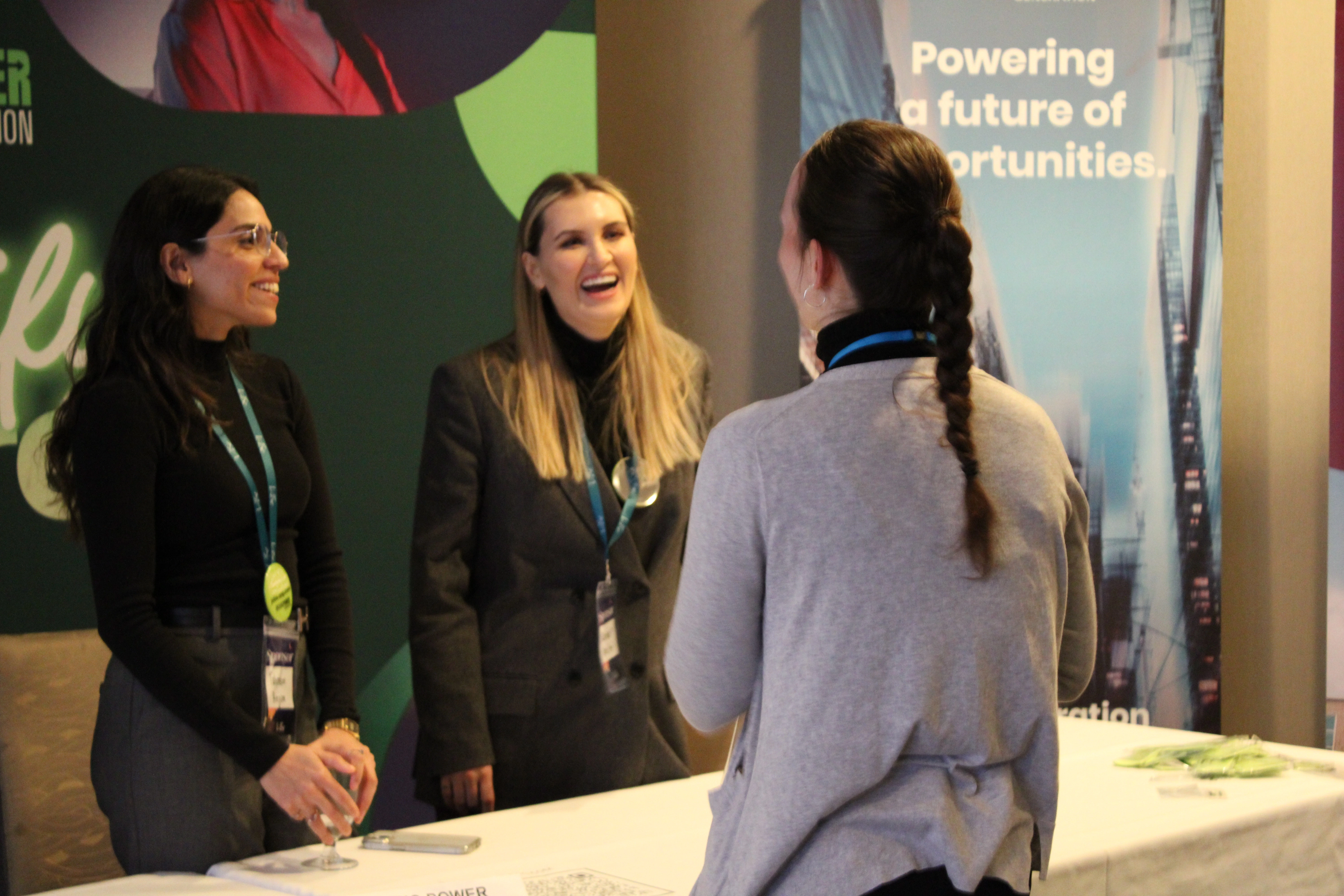 Attendees at WISE National Conference 2024 Career and Grad Fair