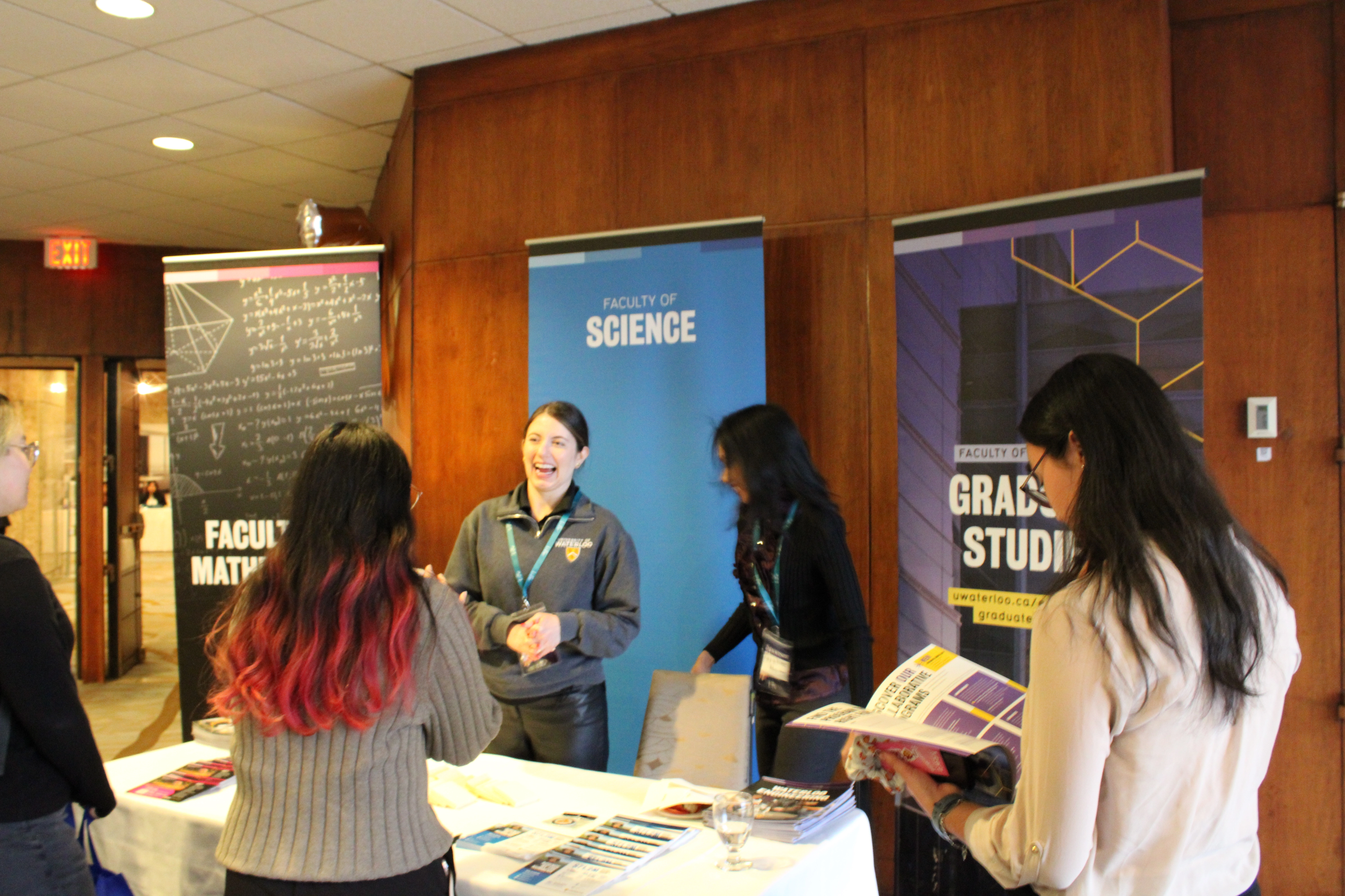 Attendees at WISE National Conference 2024 Career and Grad Fair
